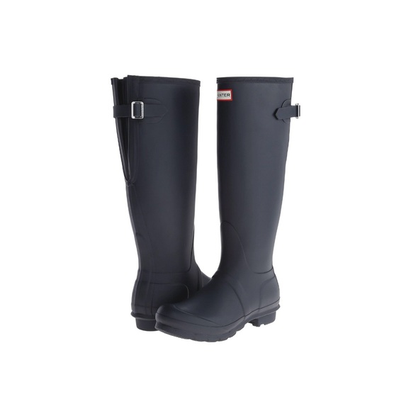 Hunter Shoes - Hunter Navy Tall Rain Boots